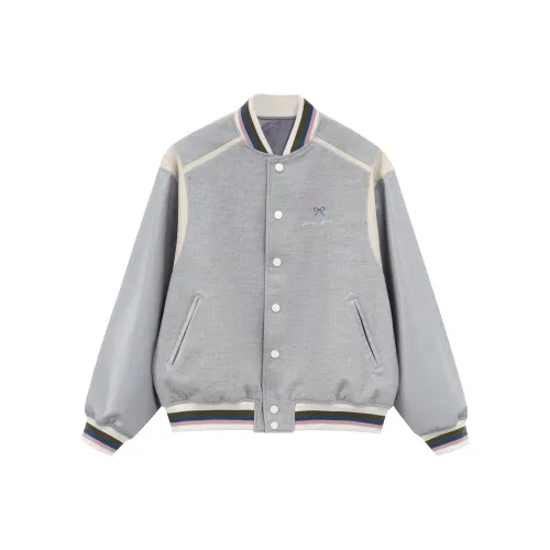 FPMZ Бейсбольная куртка Женская Серого цвета