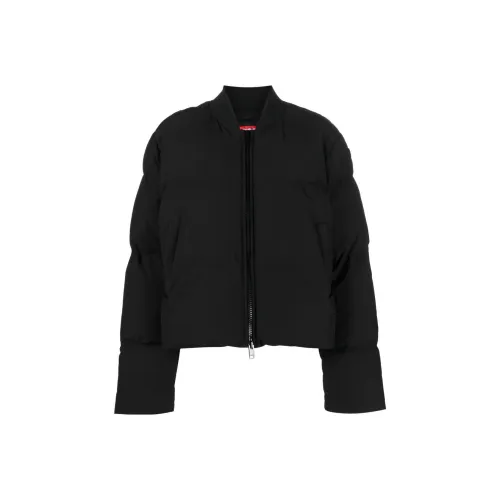 DIESEL Хлопковый пуховик женский Obsidian Black