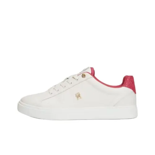 Tommy Hilfiger Essential TH Скейтборд Кроссовки Низкие Белые Женские