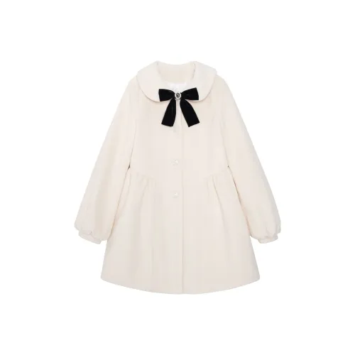 LALAJK Гора Sophora Маленький Мягкий And Сладкий Nen Пальто Женские Бежево-абрикосовый