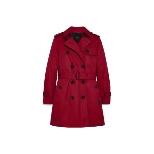 COACH SS21 Тренчкот Женский Красный