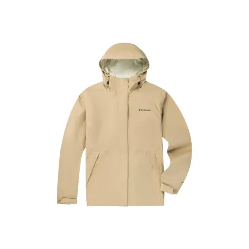 Columbia совместный бренд SS24 Водонепроницаемая ветровка Женская Хаки