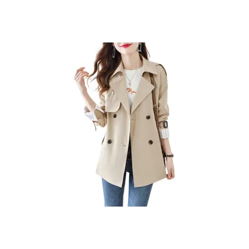 Still Quiet Тренчкот Женский Хаки