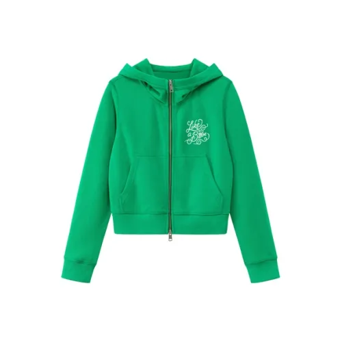 CHUU Cropped Coat Women's Forest Green CHUU Укороченное пальто женское цвет лесной зелени