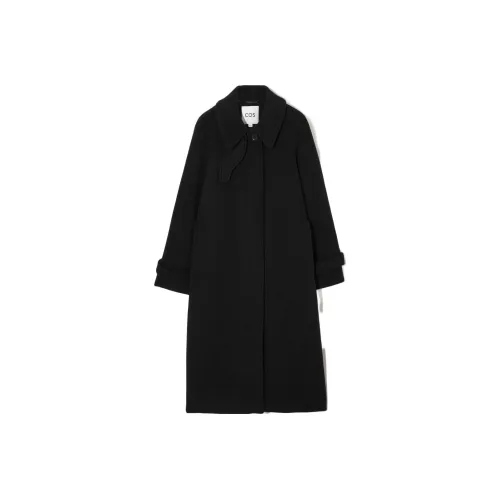 COS Черное Женское Пальто