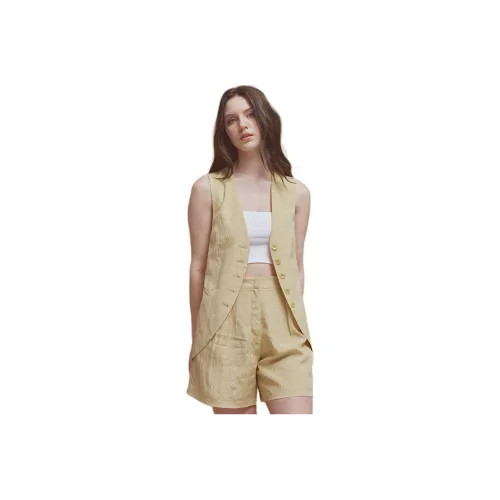 SUNDAY LIFE Жилет Женские Медовый Желтый