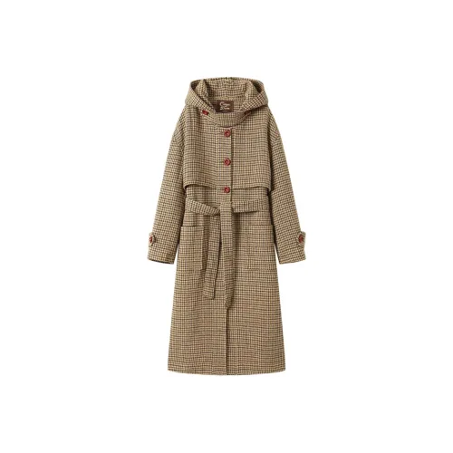 GREEN BELT Пальто Женское Hazel Коричневый