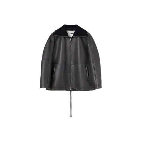 JIL SANDER Черные Женские Кожаные Куртки