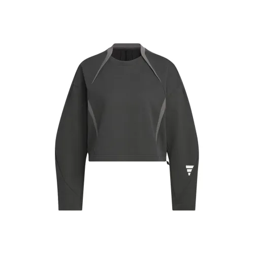 Adidas FUSTL Толстовка Женская Угольный Черный