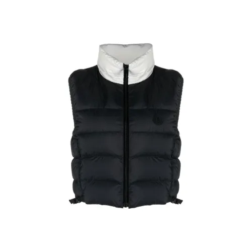MONCLER Черный Женский Пуховый жилет
