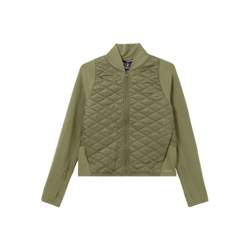 Nike Пуховик Женский Армейский Зеленый