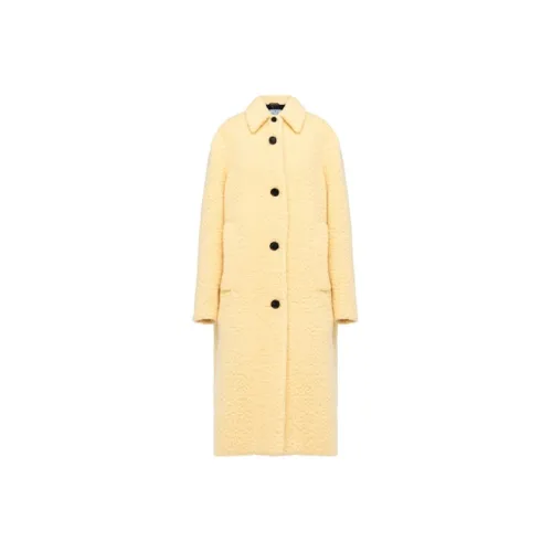 PRADA Бежевые Женские Бархатные Куртки