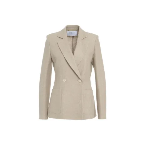 HARRIS WHARF LONDON Бизнес-костюм Пальто Женское Светлый Умбра