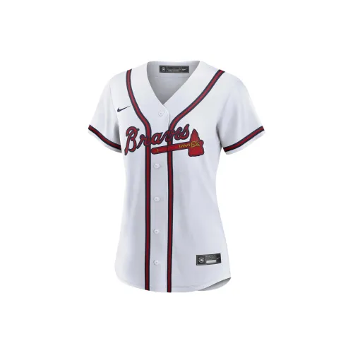 Nike MLB Коллаборация Atlanta Braves Matt Olson Бейсбольная куртка Женская Белая