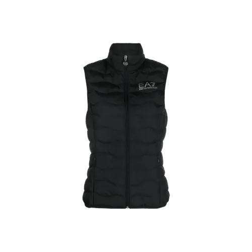 EMPORIO ARMANI EA7 FW22 Жилет Женские Черный