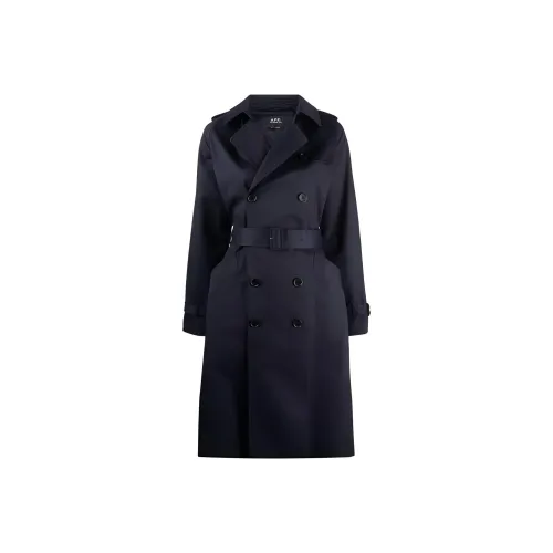 A.P.C Полночный синий Женский Тренч