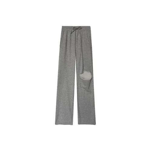 Lulupeach Повседневные брюки Женские Серые