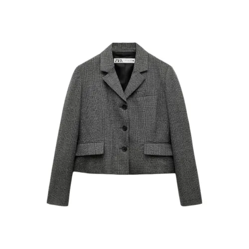 ZARA Бизнес-костюм женский серый