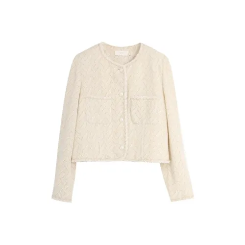 SETIROM Cropped Coat Women's Light Yellow SETIROM Укороченное пальто женское светло-желтое