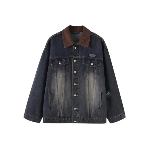 ANDN Denim Jacket Women's Dark Blue