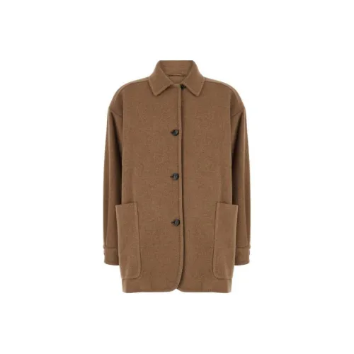 MaxMara Коричневое Женское Пальто