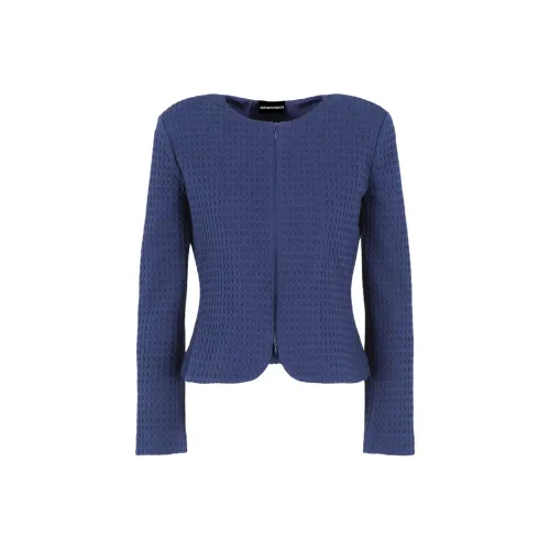 EMPORIO ARMANI Бизнес-костюм Пальто Женское Полуночный Синий