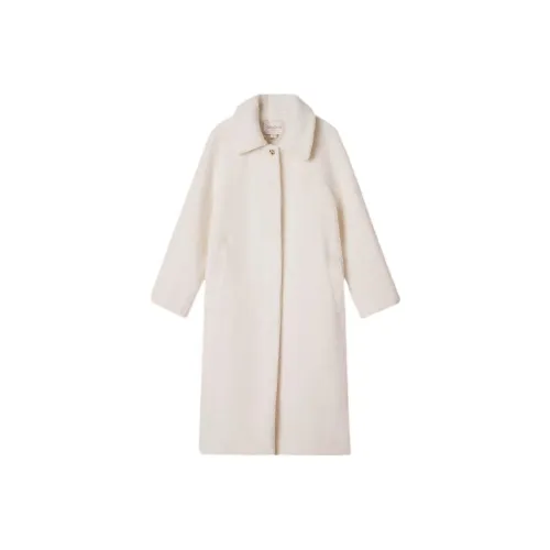 YINER GoodLand Кремово-белое Женское Пальто