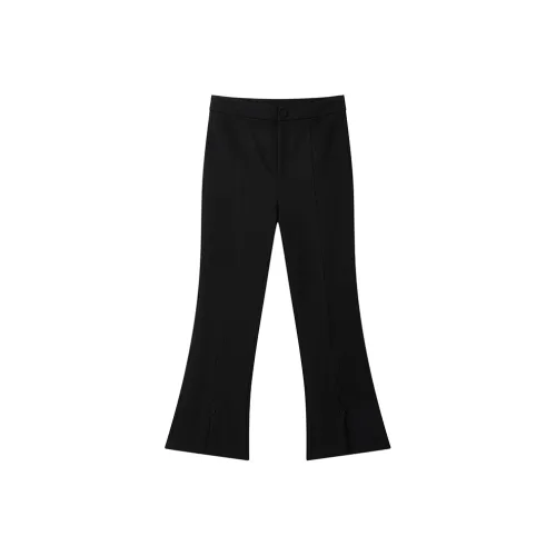 Yu Qianwen Повседневные брюки Женские Черный