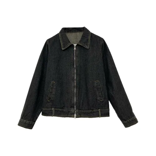 Icicofficial Denim Куртка Женская Крутой Черный