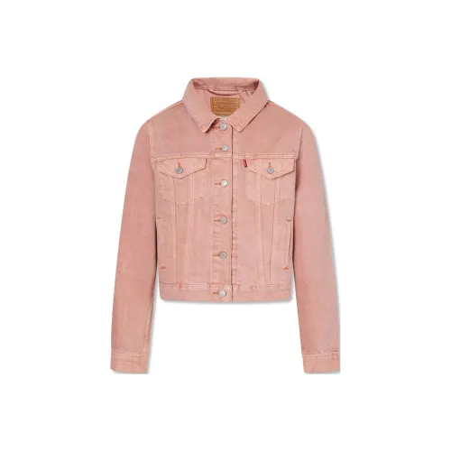 Levis Розовые Женские Джинсовые Куртки