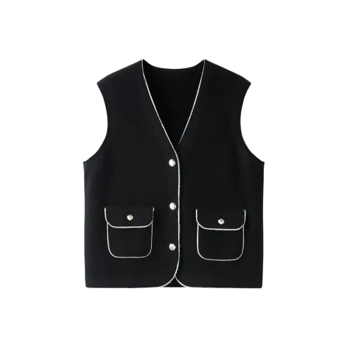 MAIGRE SIMHAT Жилет Женские Черный