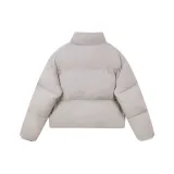 Серый пуховик