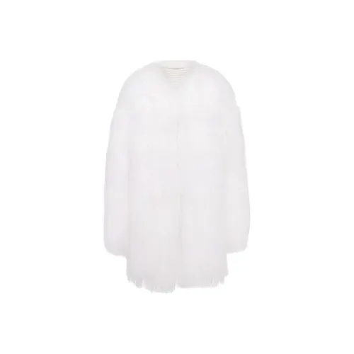 PRADA Праздничный Белый Женские Меховые изделия