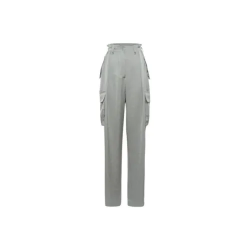 DRIES VAN NOTEN Серые Женские Повседневные Брюки