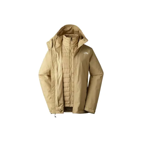 The North Face Поход Водонепроницаемый и Ветрозащитный для Сохранения тепла Ветровка Женские Хаки