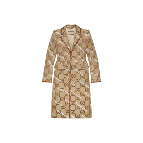 GUCCI Хаки Женское Пальто