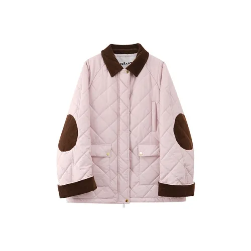 MONARTW Однотонный Отложной воротник Утолщенный MID Длина Пуховая куртка Женская