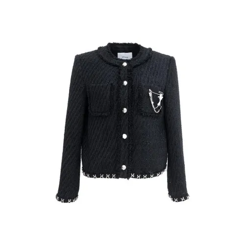 LOFT SHINE Черное Женское Короткое Пальто