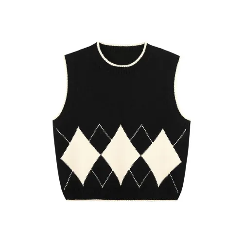 MIGU Черные Женские Жилеты