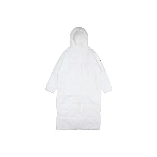 Adidas Белые Женские Объёмные Куртки (Пуфы)