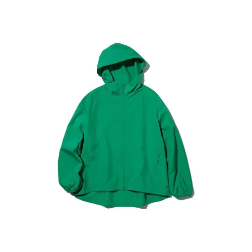 UNIQLO Lotus Leaf Зеленый Женская одежда с защитой от УФ-лучей