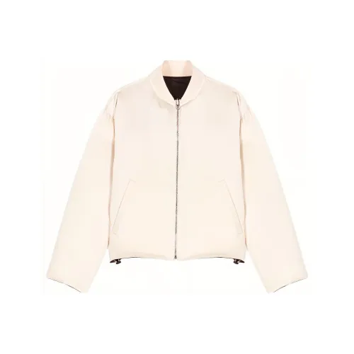 Maje Бейсбольная куртка Женская Жемчужно-белая