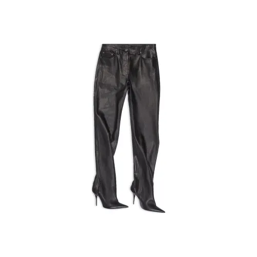 BALENCIAGA Черные Женские Вязаные Спортивные Брюки