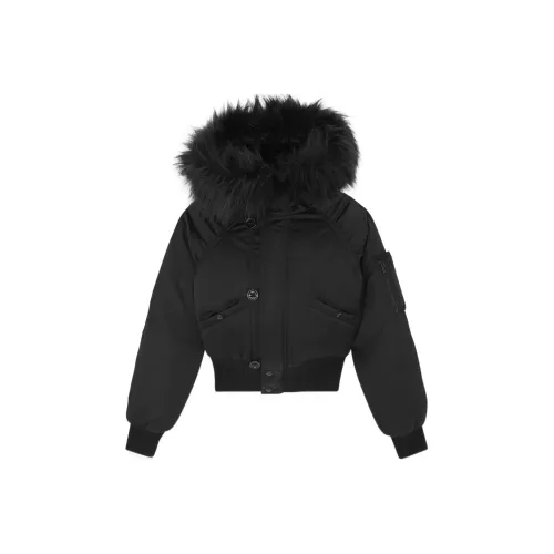 SAINT LAURENT Черные Женские Парки