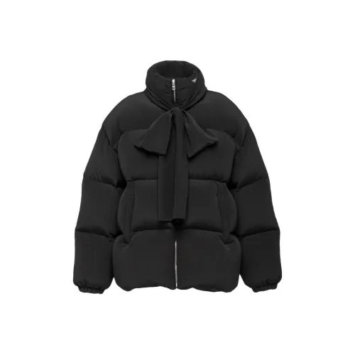 PRADA Черные Женские Объемные Куртки (Пуфы)