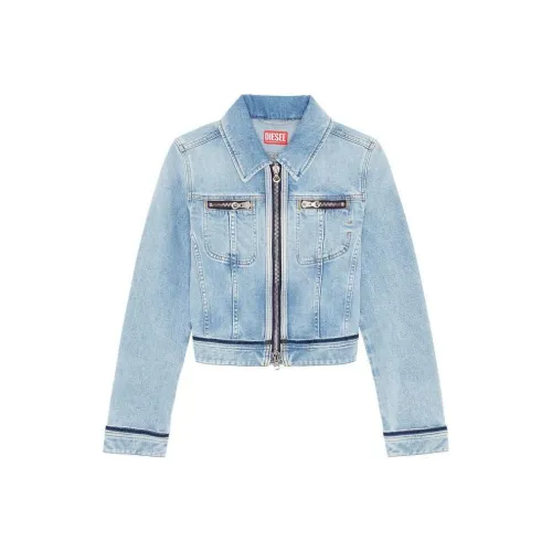 DIESEL Rehab Denim Светло-синий Женские Джинсовые куртки