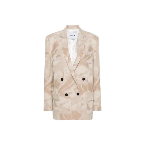 MSGM Бизнес-костюм женский бежевый