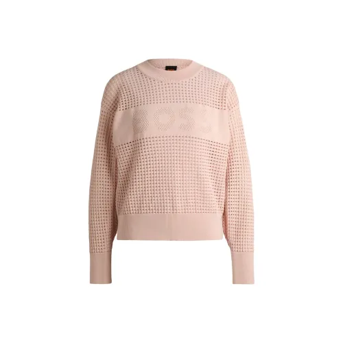 HUGO BOSS Розовый Женский Трикотаж