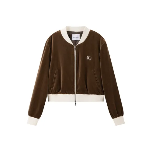 PEACEBIRD Коричневый Женское короткое пальто