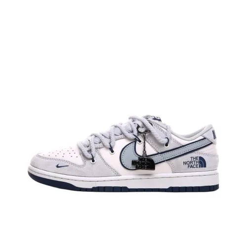 THE NORTH FACE x Nike Dunk SB Slip Resistant Abrasion Resistant Low Top Скейтборд Кроссовки Unisex Серый Синий